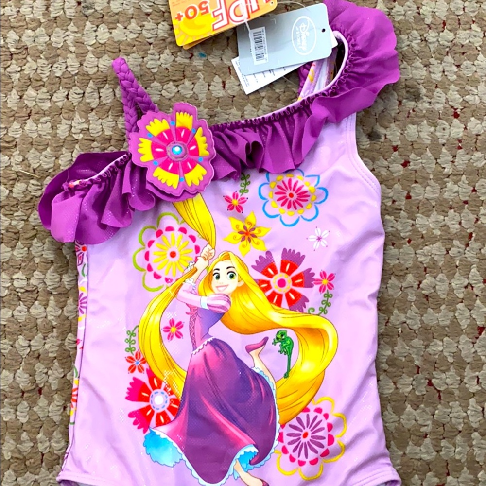 New with tags Rapunzel bathing suit